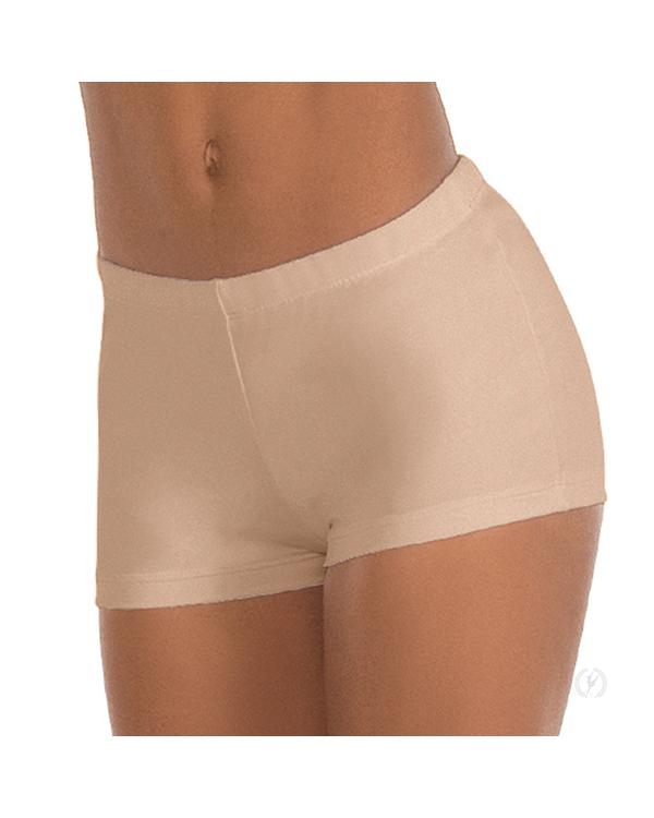 Andesite-nude/tan booty shorts - Dancewear Boutique